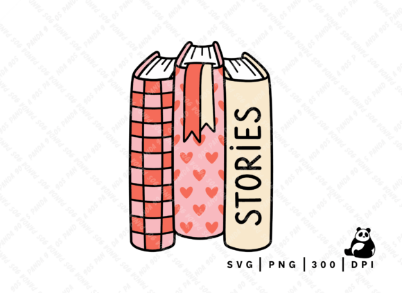 Download Valentine Retro Doodle Book Svg Png - Retro doodle Collection