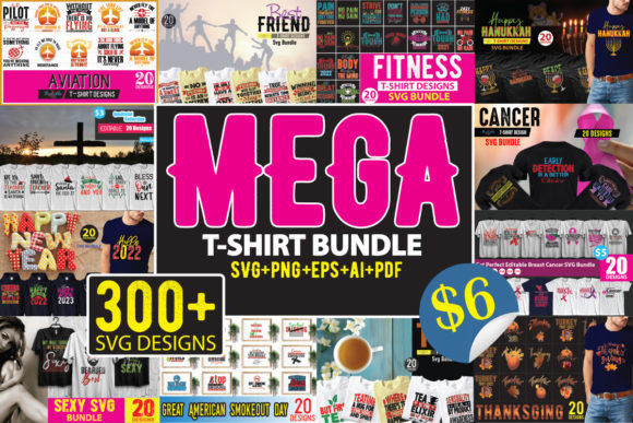 Download Mega Bundle T Shirt Design - T shirt design Collection