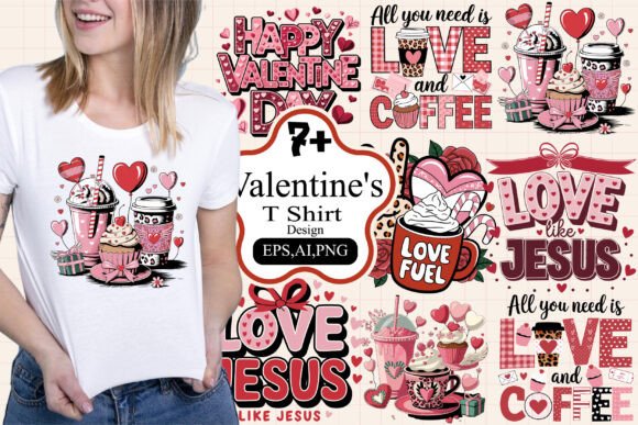 Download Valentines T Shirt Designs Bundle P1 - T shirt design Collection