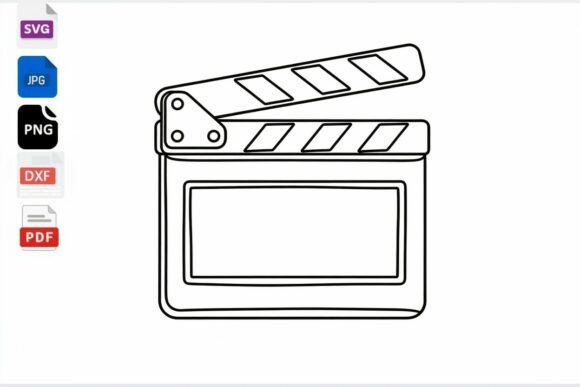 Download Clapperboard SVG Clipart Film Movie Icon - Film Collection