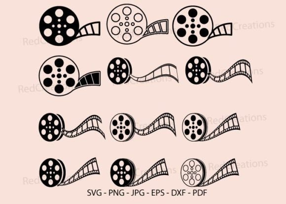 Download Film Strip Svg Bundle, Film Reel, Movie - Film Collection